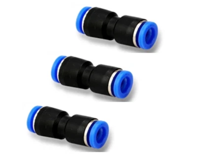 CNCTEC 3mm 4mm Mini-Steckverbinder Steckanschlüsse Pneumatik Schlauchverbinder