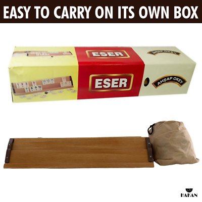 Generisch OkeyKub-Rummy, Romme, Okey Set, met tafelkleed (140 x 140 cm), in een stevige tas, gratis notitieboek met klem