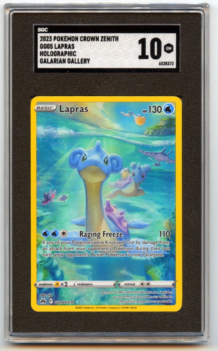 SGC 10 Lapras GG05/GG70 Crown Zenith: Galarian Gallery Holo | eBay