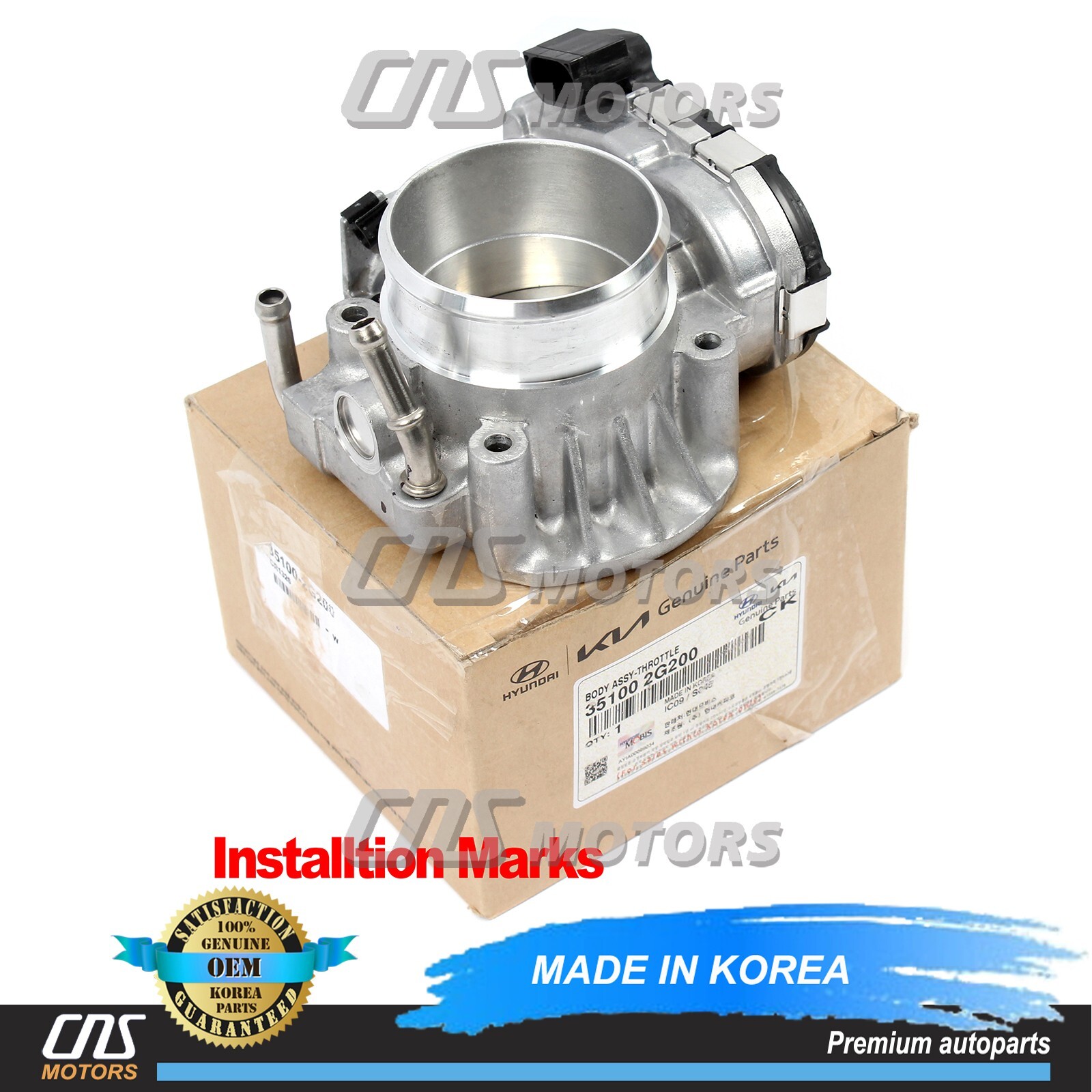 GENUINE Throttle Body Fits 20102013 Kia Forte 2.0L 2.4L OEM 351002G200