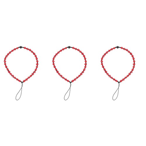 Set of 3 Anti-lossing Lanyard on Mobile Phone Chain Charm Beaded