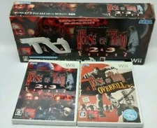 Nintendo Wii The House of The Dead 2&3 Return w/s Zapper & OverKill Used Japan
