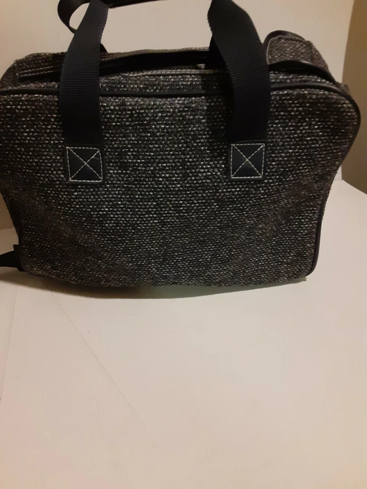 Bolso de Mano de Viaje Jaguar De Colección Bolso de Hombro Material Tweed Negro/... Foto 4 de 4