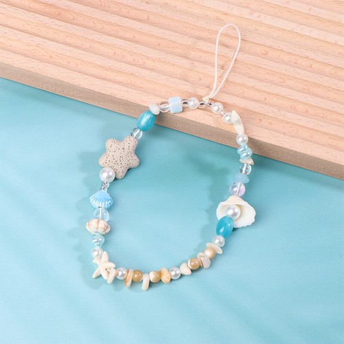 Starfish Shells Sweet Bag Hangings Cute Mobile Charm Ocean Series Phone Chain - Zdjęcie 3 z 12