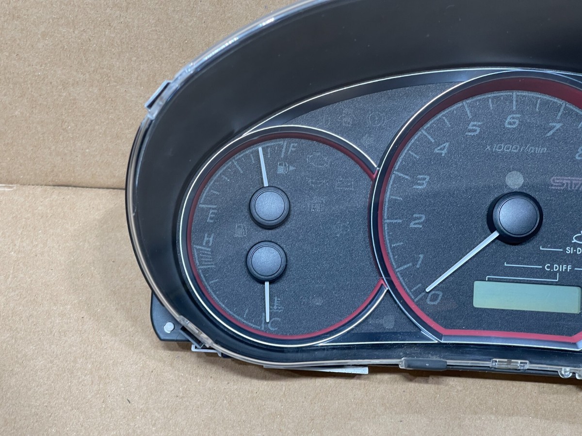 JDM Subaru Impreza WRX STI 6 Speed Manual Gauge Cluster
