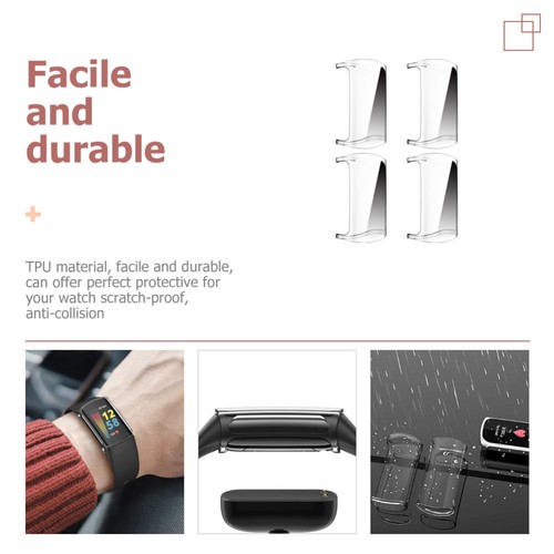 4 Pcs Wachschutzabdeckung Elektroplierend Tragbare Smartwatch-Hülle - 第 4/12 張圖片