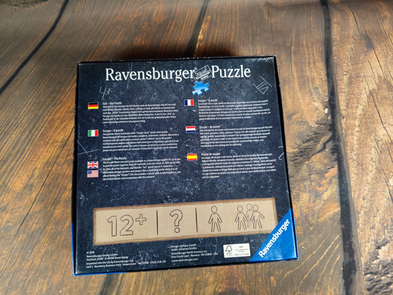 Ravensburger Escape Puzzle Space Observatory 759pc Mystery Jigsaw for