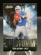 2024 Absolute Football - Keon Coleman Rookie RC - BY STORM #BS-KCN MINT