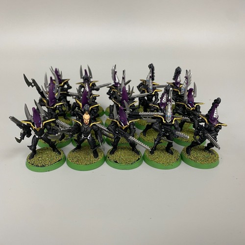 20 DRUKHARI DARK ELDAR WARRIORS KABALITES TROOPS WARHAMMER 40,000 3RD EDITION