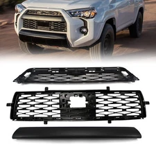 Front Bumper Grille Assembly Set For 2021-2023 Toyota 4Runner TRD PRO