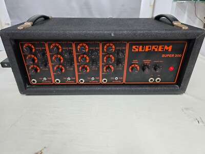 SUPREM Super 200 Vintage 4 Kanal Mischverstärker  Gitarren Verstärker Amp