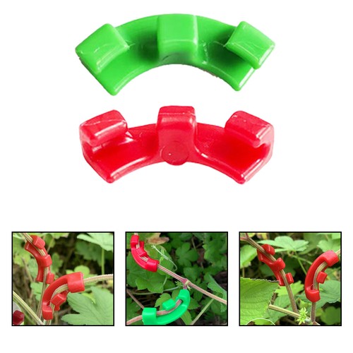 50/100X Training-Pflanzen Wachstumstrainer Clips Zweighalter Pflanzenbieger DE - Bild 18 von 23
