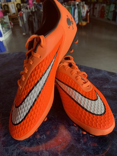 Nike Hypervenom Phelon I Fg Naranja Blanco Negro Retro Botines De Fútbol  Talla 7.5 | eBay