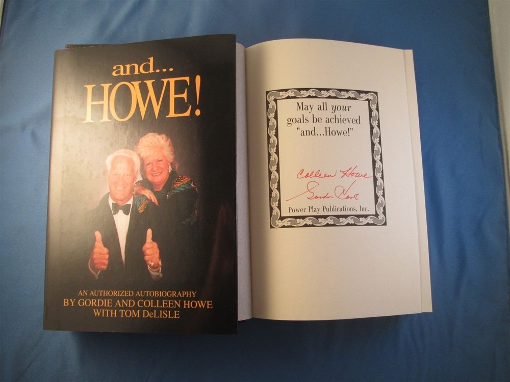Gordie Howe and..Howe! Signed Book Mr Hockey Detroit Red Wings JSA COA Hockey 