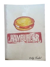 ANDY WARHOL - PAPER PAINTING - POP ART STYLE - SIGNED