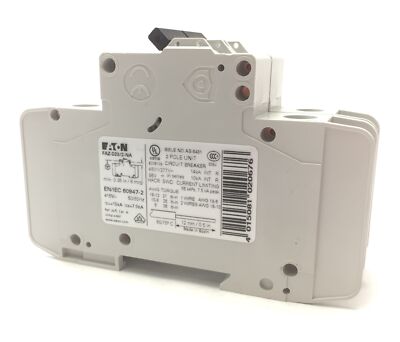 FAZ-D20/2 Interruttore di sovracorrente 230/400VAC Nomina: 20A Polo: 2 FAZ-D20/2 Interruttore di sovracorrente 230/400VAC Nomina: 20A Polo: 2