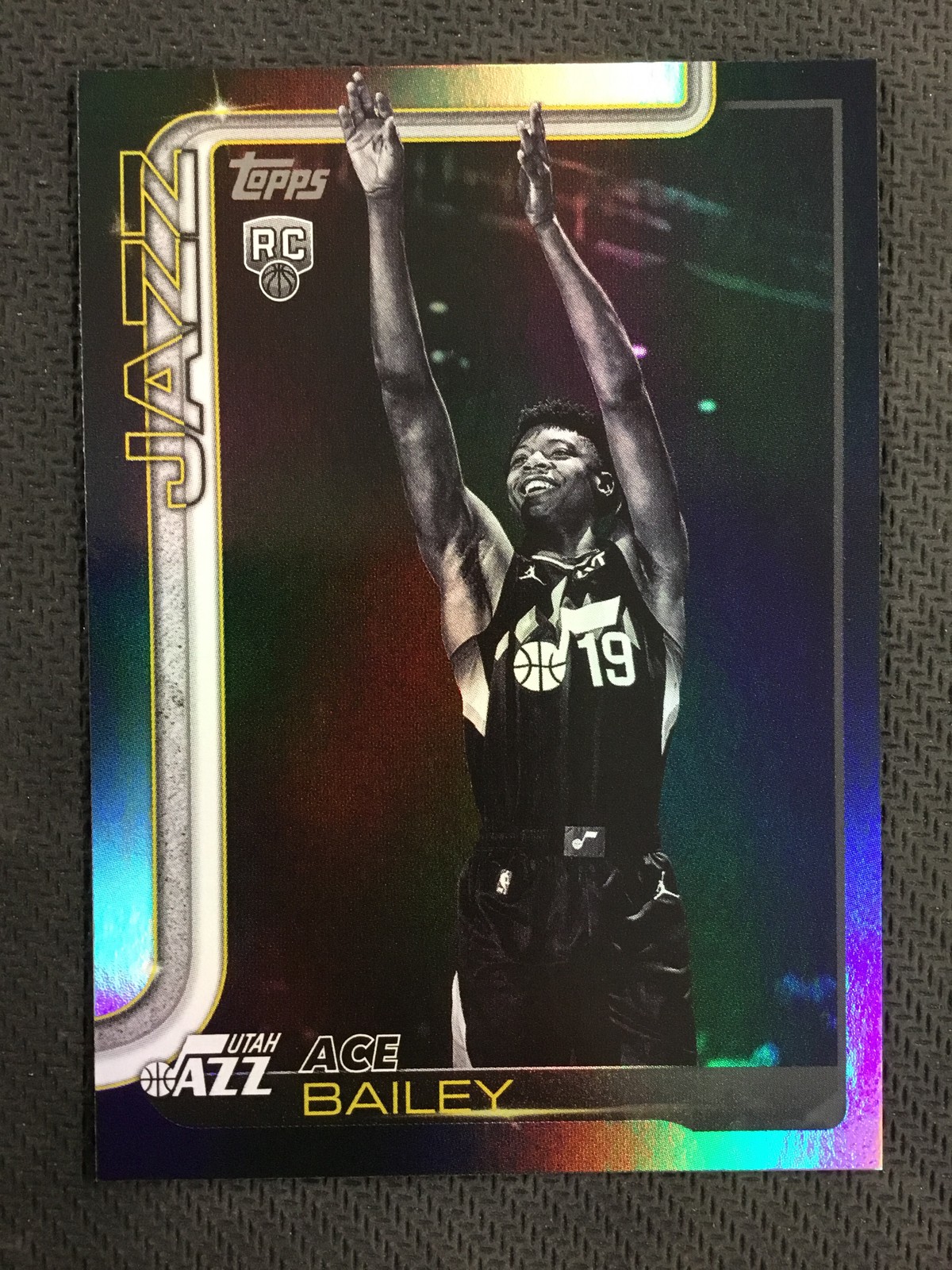 2025-26 Topps #205 Ace Bailey Blackout Utah Jazz