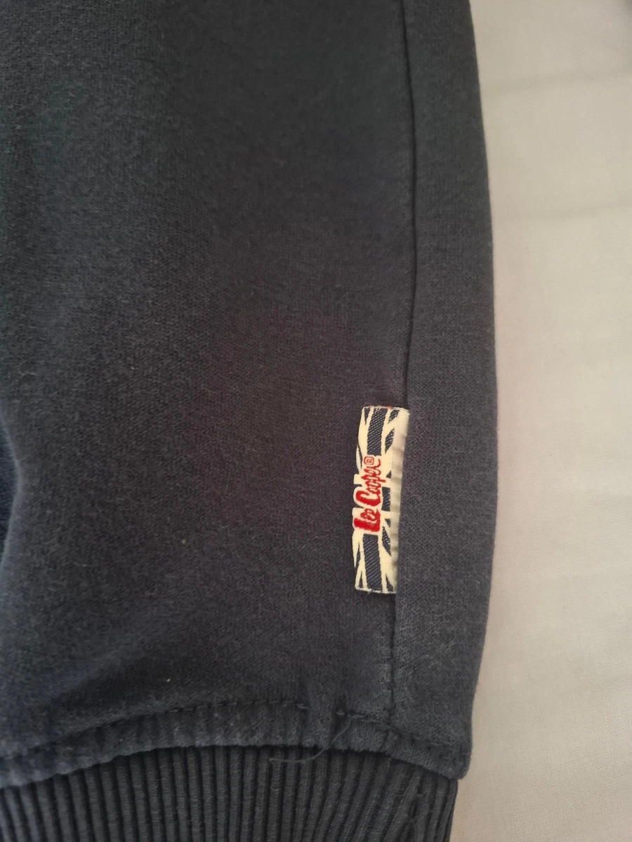 Sudadera con capucha Lee Cooper, azul oscuro, talla grande
