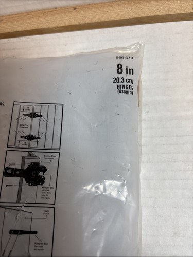8" Gate Latch Hardware  Steel Black Deluxe Heavy Duty Latch Gate Set 566 679 NEW - Afbeelding 9 van 9