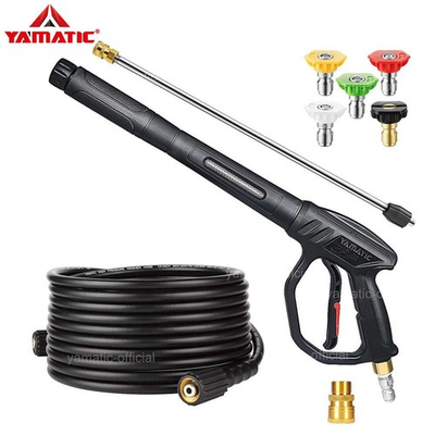 #ad YAMATIC 3700 psi Pressure Washer Car Cleaning Gun 3200 psi Power Washer Hose $71.03