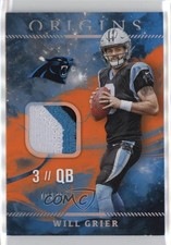 2019 Panini Origins Rookie Patch Orange /75 Will Grier #RP-5 Patch 05fy