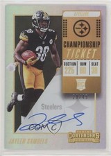 2018 Contenders Rookie RPS Championship Ticket 28/49 Jaylen Samuels Auto 3c4