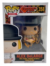 Malcolm McDowell Signed A Clockwork Orange Alex DeLarge Funko Pop #358 BAS COA
