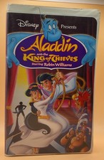 Aladdin and the King of Thieves VHS Disney Clamshell Acceptable-G Condition