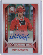 MITCH GARVER MLB Twins 2013 Panini Elite Extra RC Auto 065/655 #50 Card