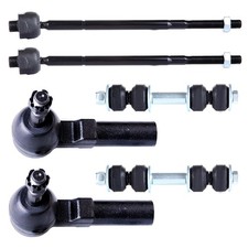 6x Front Steering Sway Bar Inner Outer Tie Rod End For Buick Lucerne Cadillac
