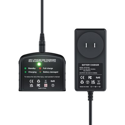 6.0AH/8.0AH For Greenworks 40V G-MAX Lithium Battery 29462 29252 29472 / Charger