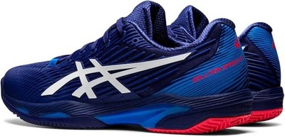 ASICS Men's Solution Speed FF 2 Clay Tennis Shoes, Dive Blue/White
