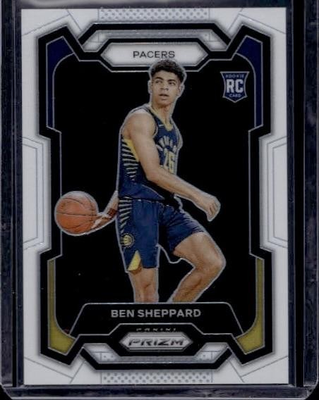 2023-24 Prizm #172 Ben Sheppard Prizms White #/175