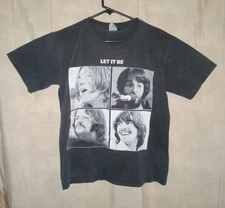 Beatles Let It Be Vtg Tshirt Size Small Pit2pit 19x24 Vision Street Wear