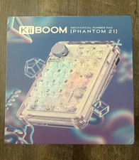 KiiBOOM PHANTOM 21 Mechanical Number Pad Keyboard, Clear, English