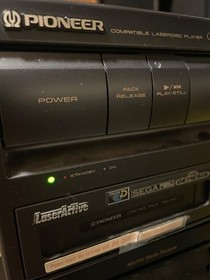 Pioneer SEGA MEGA LD Laserdisc Player CLD-A100 Laseractive PARTS/REPAIR
