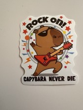 Cute Capybara Vinyl Sticker Lot 50 Kawaii Water Bottle Laptop Decals Funny