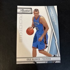 2010-11 Prestige - Rookie Cole Aldrich #221 Draft Picks Rights Light Blue...