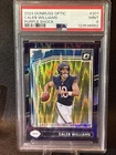 2024 Donruss Optic Rated Rookie Caleb Williams #201 Purple Shock Prizm PSA 9 💎