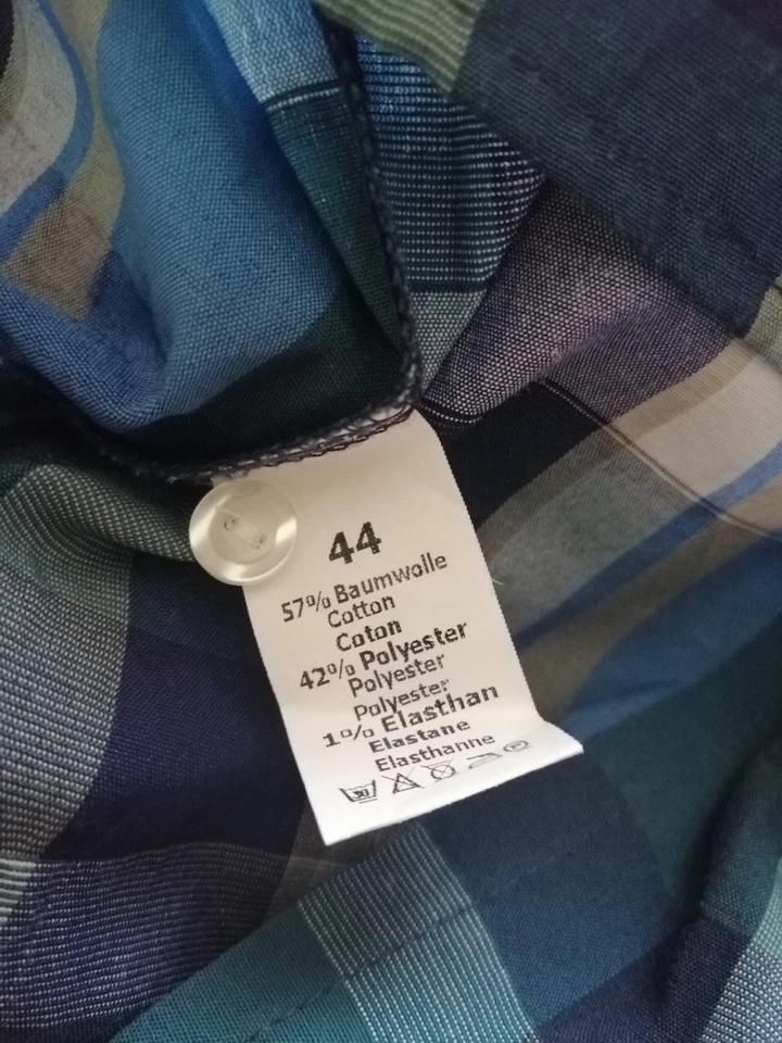 Bexleys Fabiani Sommer Bluse Damen 42 44 XL Paket w.Neu Shirt Blau Kariert Lila - Bild 3 von 4