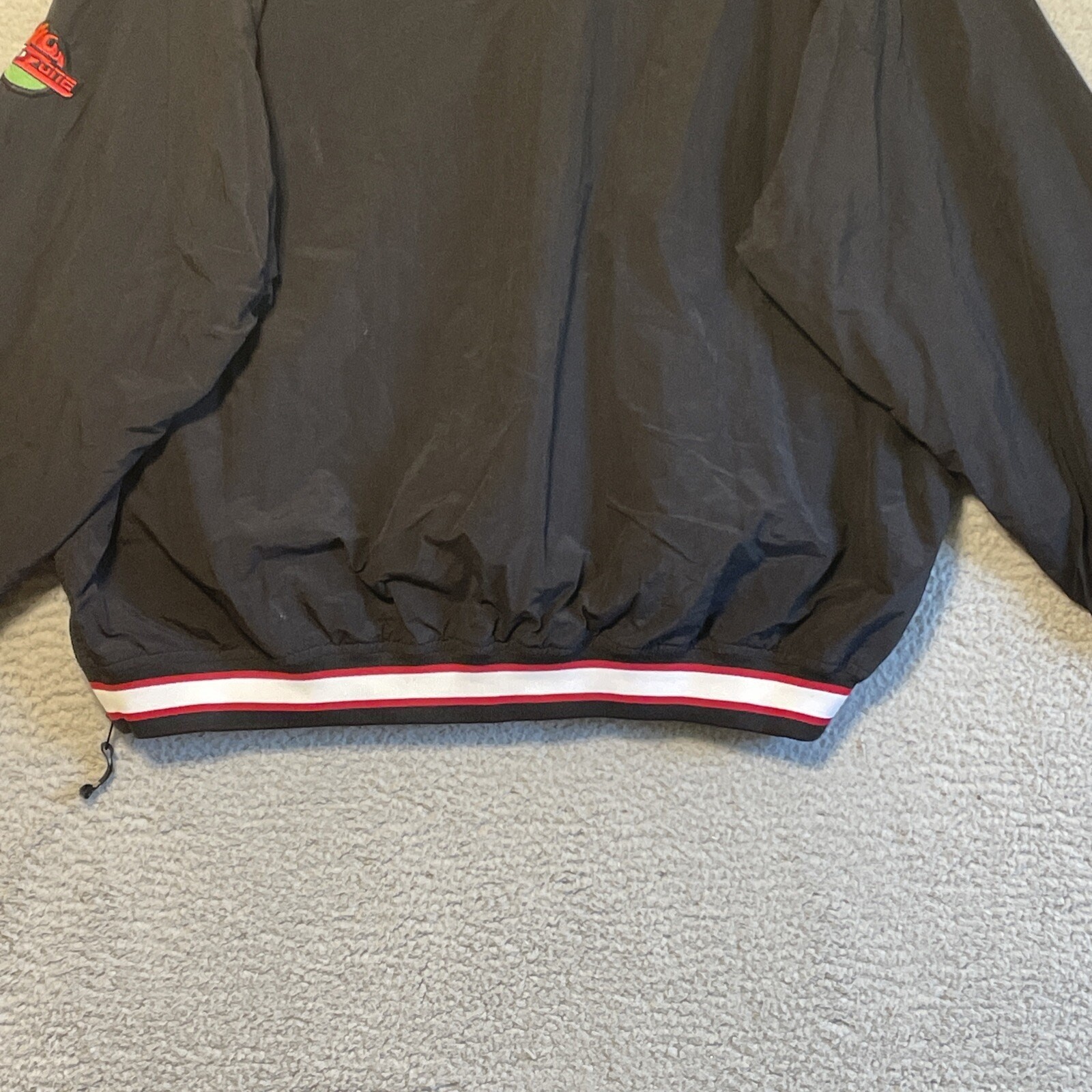ESPN Zone Pull Over Windbreaker Jacket Vintage 00… - image 14