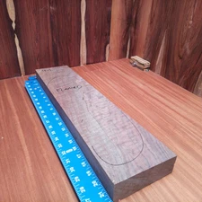 Claro Walnut 1.7" X 4.9" X 21.7" Wood Blank for Woodworking Projects