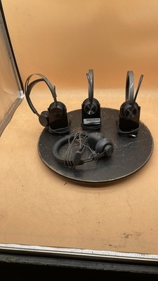 Plantronics 214183-504 & Logitech Zone Wired USB Headsets Set Lot of 4