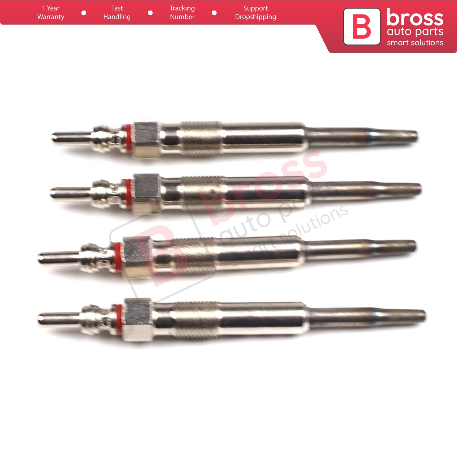 4x Heater Glow Plugs GX2097, N10591603, 0100266008 for Audi VW Skoda Seat 1.9 2