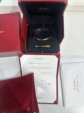 Cartier Love Bracelet/Bangle Size 18 - Medium Model 2024 Full Set Yellow Gold