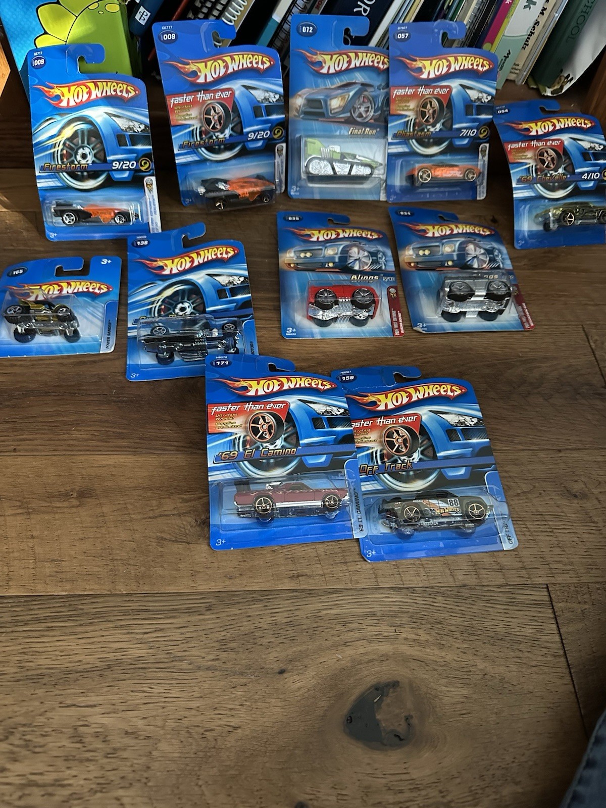 Hot Wheels Diecast Car Lot Faster Than Ever Blings Firestorm Rigor Motor 2005