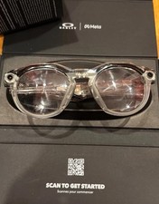 Oakley x Meta HSTN Bluetooth Smart Glasses Clear Frame Transitions Grey OO8002