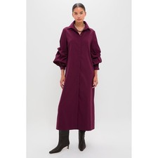 NWT Pomander Place Alessia Maxi Dress Dark Winetasting Medium