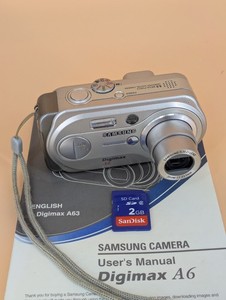 Samsung Digimax A6 6.0MP Compact Point & Shoot Camera with  Manual Extras Tested