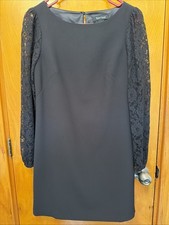 White House Black Market Lace Dress Size XS Women's 3/4 Sleeve Cocktail
